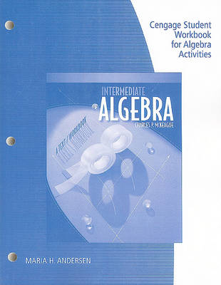 Book cover for Student Workbook for Intermediate Algebra: A Text/Workbook, 8th