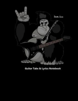 Book cover for Guitar Tabs & Lyrics Notebook