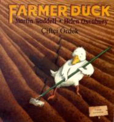 Book cover for Farmer Duck in Turkish and English