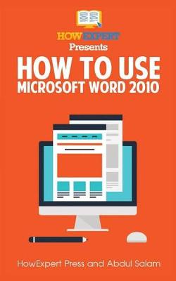 Book cover for How to Use Microsoft Word 2010