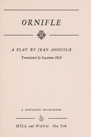 Cover of Ornifle