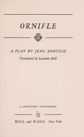 Book cover for Ornifle