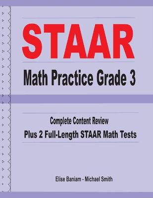 Book cover for STAAR Math Practice Grade 3