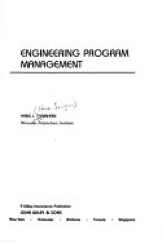 Cover of Engineering Programme Management