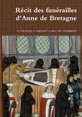 Book cover for Recit Des Funerailles D'Anne De Bretagne