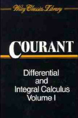 Cover of Differential and Integral Calculus, 2 Volume Set (Volume I Paper Edition; Volume II Cloth Edition)