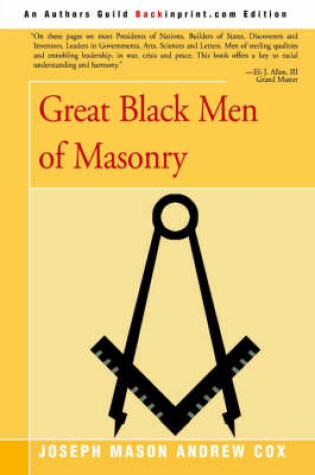 Cover of Great Black Men of Masonry