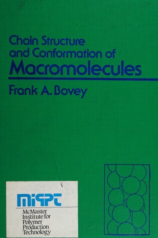 Cover of Chain Structure and Conformation of Macromolecules