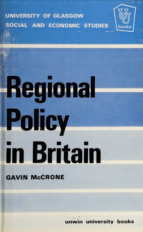 Cover of Regional Policy in Britain