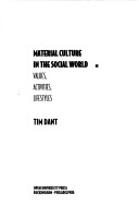 Book cover for Material Culture in the Social World