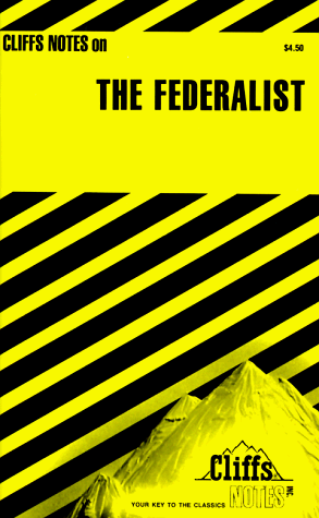 Book cover for Notes on "The Federalist"