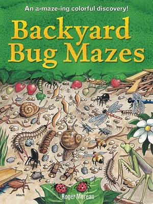 Book cover for Backyard Bug Mazes