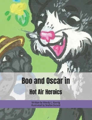 Book cover for Boo and Oscar in Hot Air Heroics