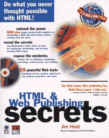 Book cover for Web Publishing Secrets