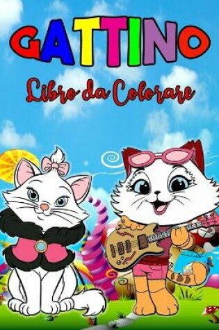 Cover of Gattino Libro da Colorare