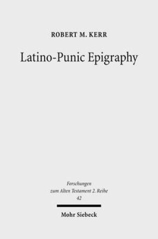 Cover of Latino-Punic Epigraphy