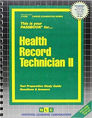 Book cover for Health Record Technician II