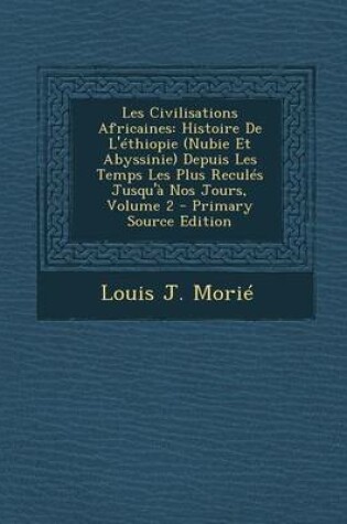 Cover of Les Civilisations Africaines