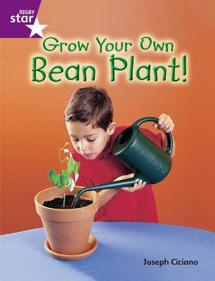 Book cover for Rigby Star Guided Quest Purple: Grow Your Own Bean Plant!