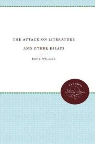 Cover of The Attack on Literature and Other Essays