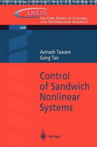 Cover of Control of Sandwich Nonlinear Systems