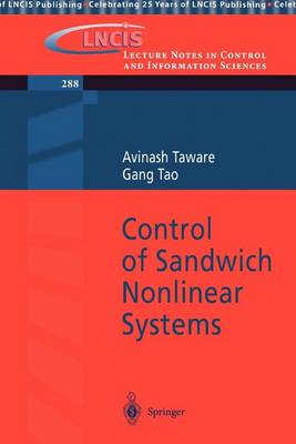 Book cover for Control of Sandwich Nonlinear Systems