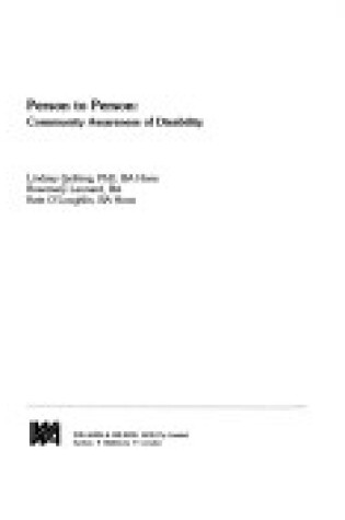 Cover of Person to Person