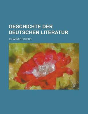 Book cover for Geschichte Der Deutschen Literatur