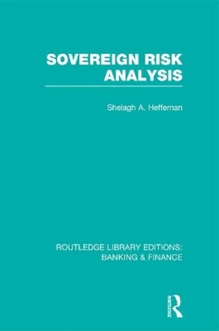 Cover of Sovereign Risk Analysis (RLE Banking & Finance)