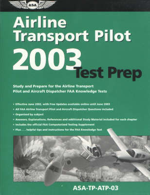 Book cover for Airline Transport Pilot Test Prep