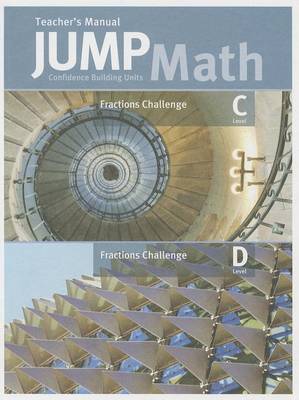 Book cover for Jump Math Fractions Challenge Level C, D Teacher's Manual