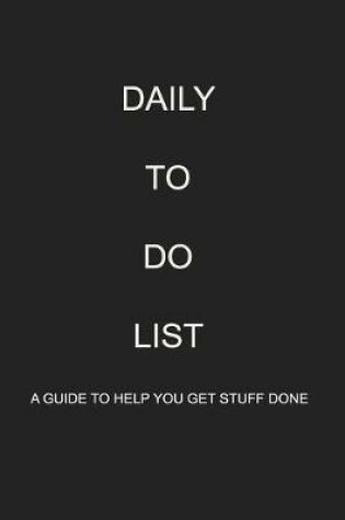 Cover of Daily To Do list