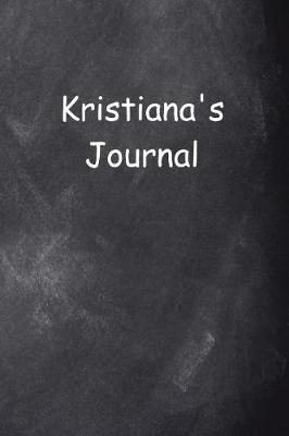 Cover of Kristiana Personalized Name Journal Custom Name Gift Idea Kristiana