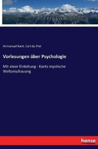 Cover of Vorlesungen über Psychologie