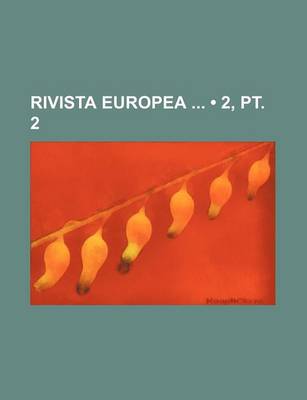 Book cover for Rivista Europea (2, PT. 2)