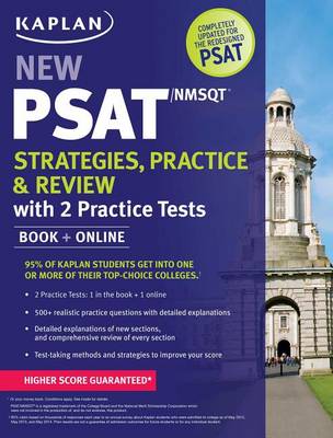 Book cover for Kaplan New Psat/NMSQT Strategies, Practice and Review with 2 Practice Tests