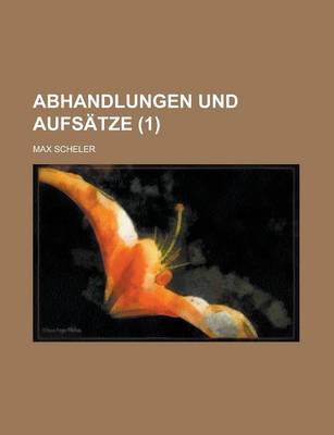 Book cover for Abhandlungen Und Aufsatze (1)