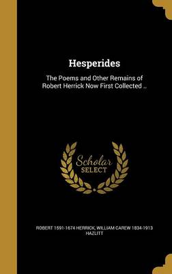 Book cover for Hesperides