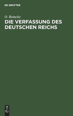 Book cover for Die Verfassung Des Deutschen Reichs