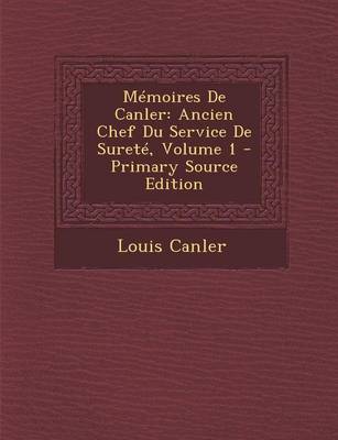 Book cover for Memoires de Canler