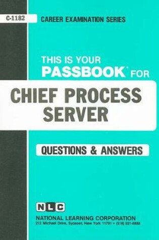 Cover of Chief Process Server