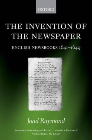 Cover of The Invention of the Newspaper