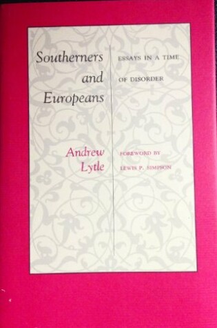 Cover of Southerners and Europeans