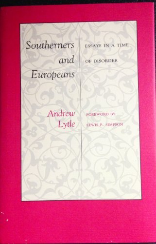 Book cover for Southerners and Europeans