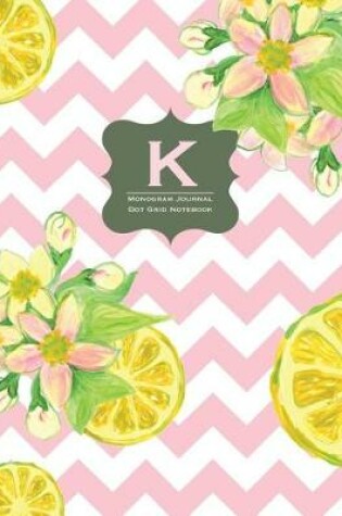 Cover of Monogram Journal K - Dot Grid Notebook