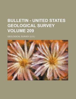 Book cover for Bulletin - United States Geological Survey Volume 209