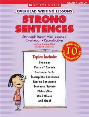 Book cover for Overhead Writing Lessons: Strong Sentences