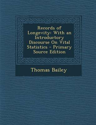 Book cover for Records of Longevity