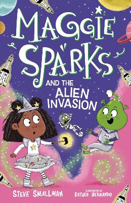 Book cover for Maggie Sparks and the Alien Invasion