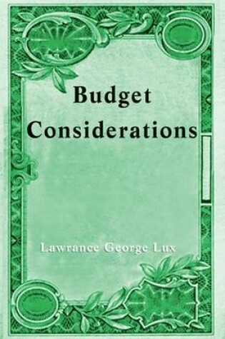 Cover of Budget Considerations